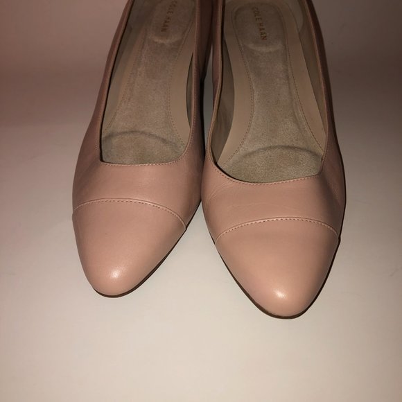 NWOT Sz 10.5 Cole Haan Mahogany Rose The Go-To Block Heel W16075 - Picture 6 of 16